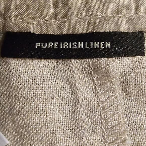 NWT, Talbots Women’s 100% Pure Irish Linen Skirt Beige, Size 16. - Picture 6 of 9